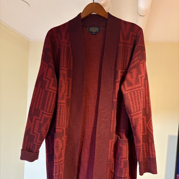 Pendleton Wool Cardigan Sz L - Picture 1 of 6